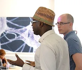 Dr Nasir Warfa and study co-author Dr Ken Carswell