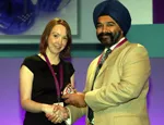 Dr Sarah Martin with Dr Harpal Kumar