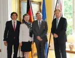 Professor Rüdiger Görner at German Embassy