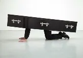 The Last Breath Society (Coughing Coffin) performed at the Institute of Contemporary Arts, London, August 2021, image by Holly Revell.
