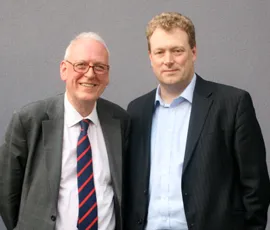 Lord Peter Hennessy and James Johns, Director of Strategy, Public Sector at HP