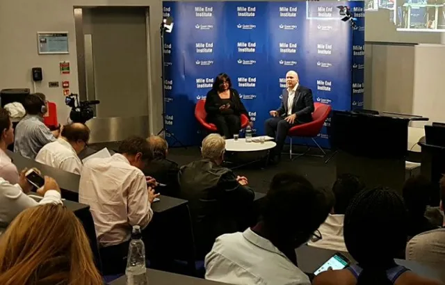 Diane Abbott MP at the Mile End Institute