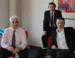 (L-R) Alistair Darling (Former Chancellor); William Keegan (Observer's Senior Economic Commentator); Dr Jon Davis (course convenor)