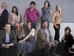 Shahidha Bari (back second from left) Rachel Hewitt (crouched far right): photo credit BBC