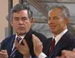Gordon Brown and Tony Blair