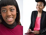 Sinead (left) and Tapiwa