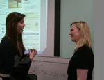 L to r: QM student Alice Howarth with Stella Creasy MP
