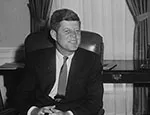 Kennedy with former president Harry Truman, courtesy of US National Archives and Records Administration
