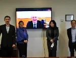 The delegation from Queen Mary at CIMAV