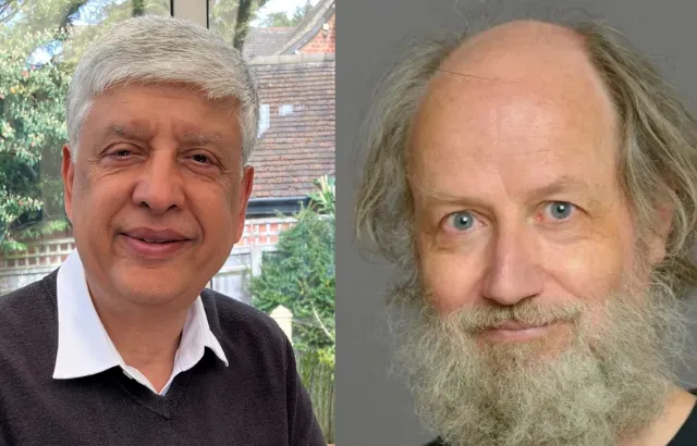 Headshot of Inderjeet Dokal and Lars Chittka