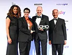 Colin Bailey receiving his Social Mobility award, small