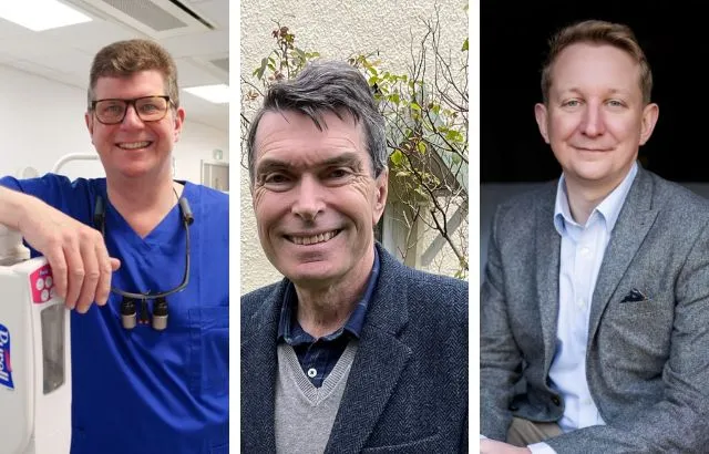 Photos of three of our alumni, Tredwin, Uden and Rhys