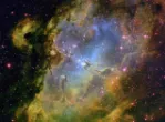 Most stars form in big stellar clusters. This image depicts a stellar cluster called M16 also known as The Eagle Nebula. Credit- T.A.Rector (NRAO/AUI/NSF and NOAO/AURA/NSF) and B.A.Wolpa (NOAO/AURA/NSF).