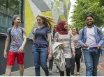 Undergraduate students at Queen Mary. Credit: Queen Mary.