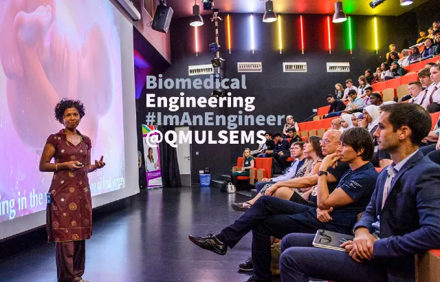 Dr Tina Chowdhury presents at St Paul’s Way Trust Science Summer School event in 2019