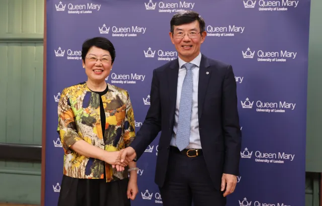 Professor Wen Wang welcomed a senior delegation from UIBE, led by Professor Jun Wen