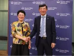 Professor Wen Wang welcomed a senior delegation from UIBE, led by Professor Jun Wen