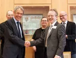 Professor Simon Gaskell and IBM's Gerry Reilly