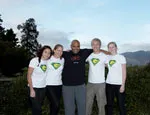 Students (L-R): Ginny Bernadout, Amy Ennis, Tom Langley, Sophie Webb