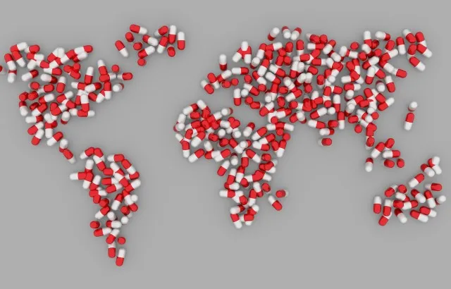 Medication world map