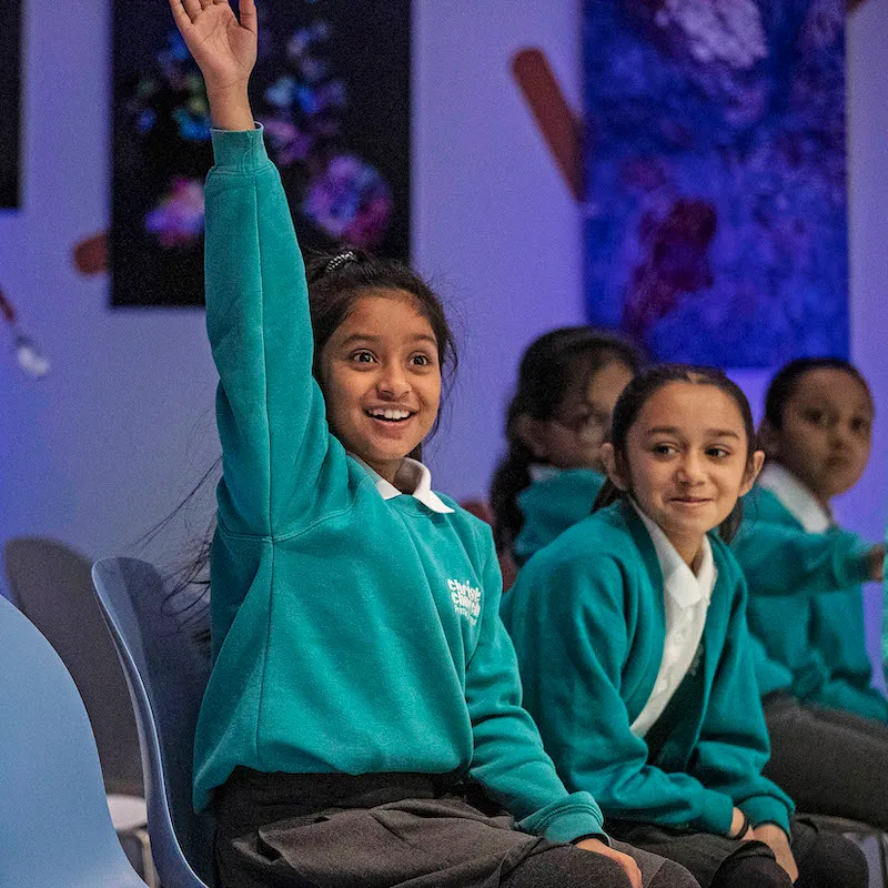 School children visiting the Centre of the Cell