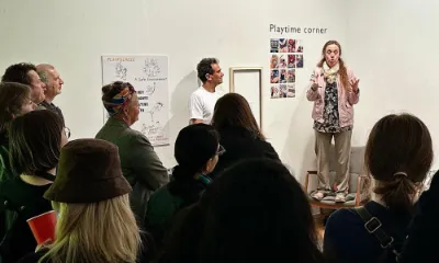 Maria Turri giving a talk on the Key Ingredients for Creative Health