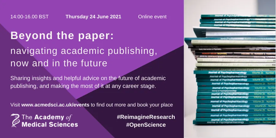 AMS Beyond the Paper Event poster 2021