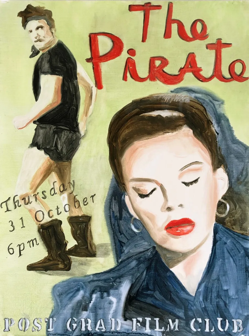 film poster of The Pirate for postgraduate film club 2019