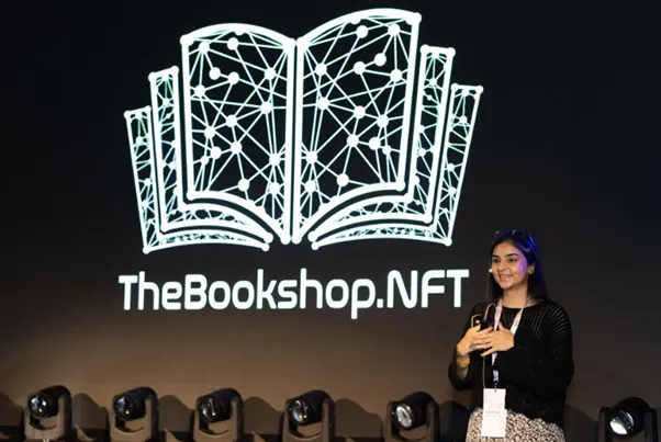 An image of Sophie Eleni, founder of The Bookshop