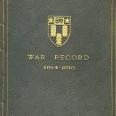 Front cover of World War 1 Roll of Honour