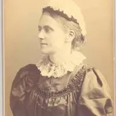Sepia photograph of Constance Maynard