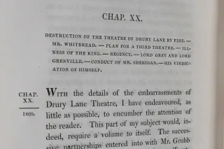 Page of book reading Chap XX