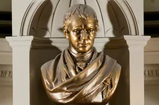 Bust of Scott in the Octagon