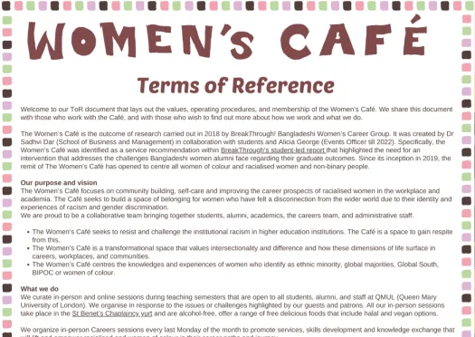 Terms of Reference