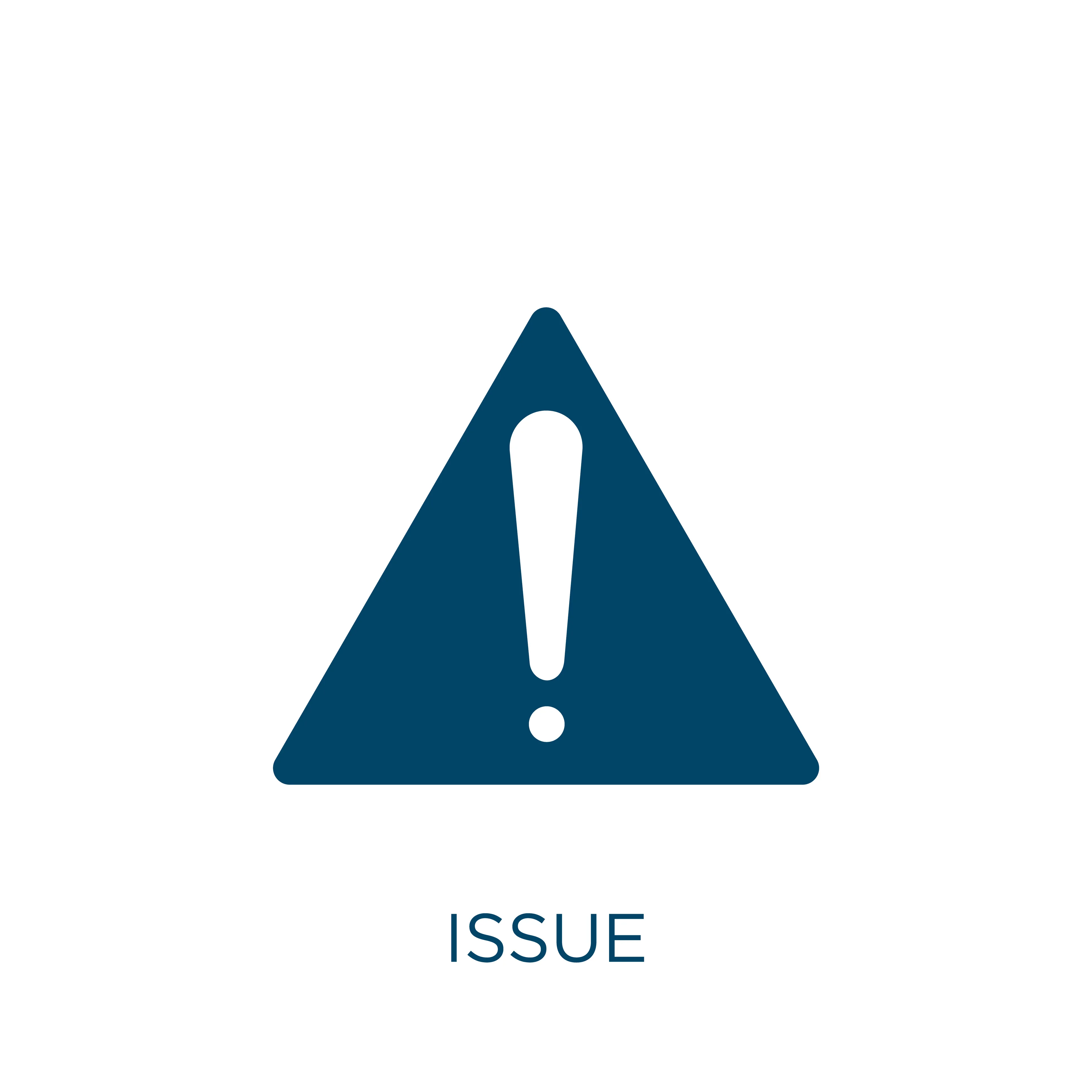 An error icon