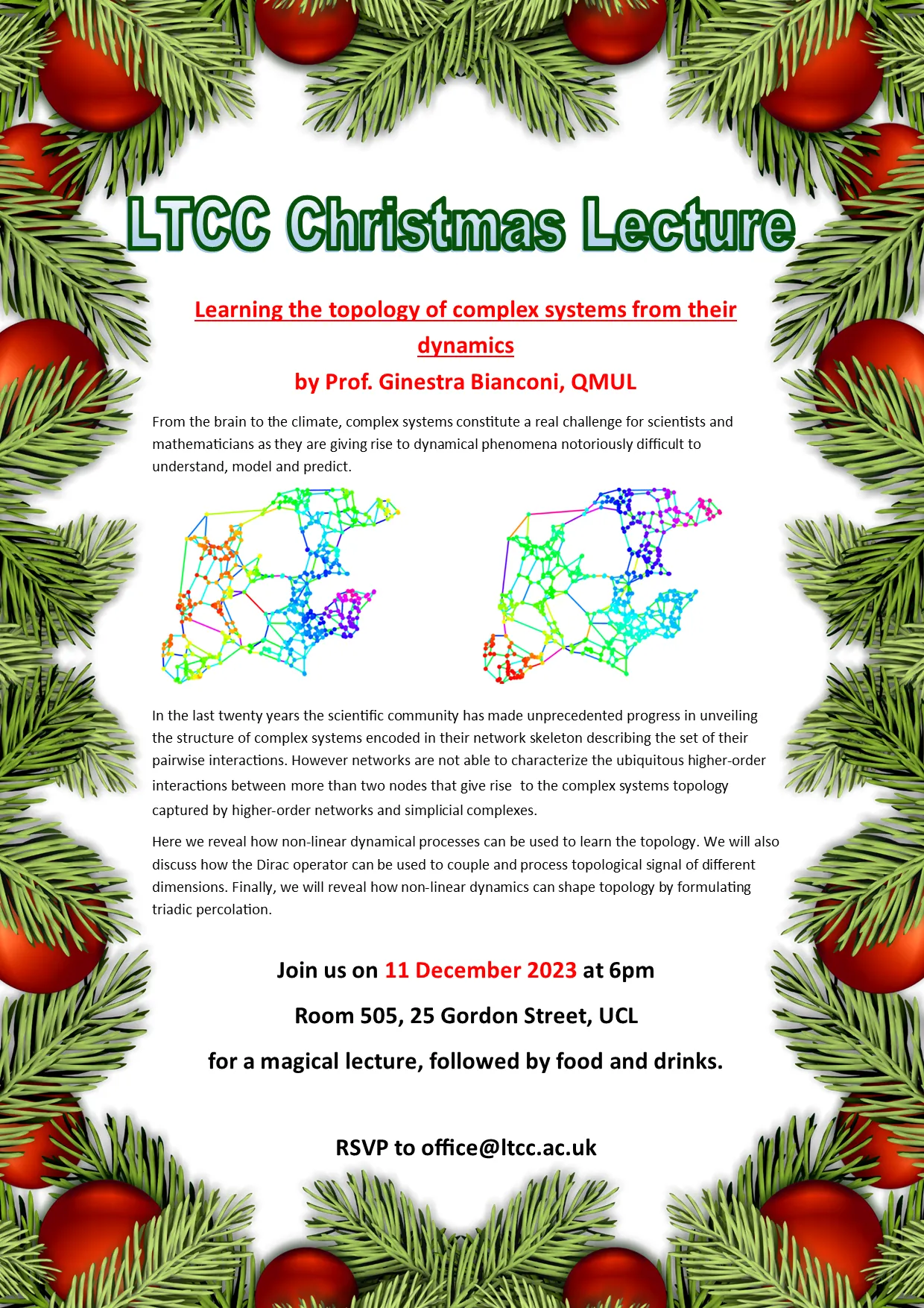 LTCC Christmas poster 2023