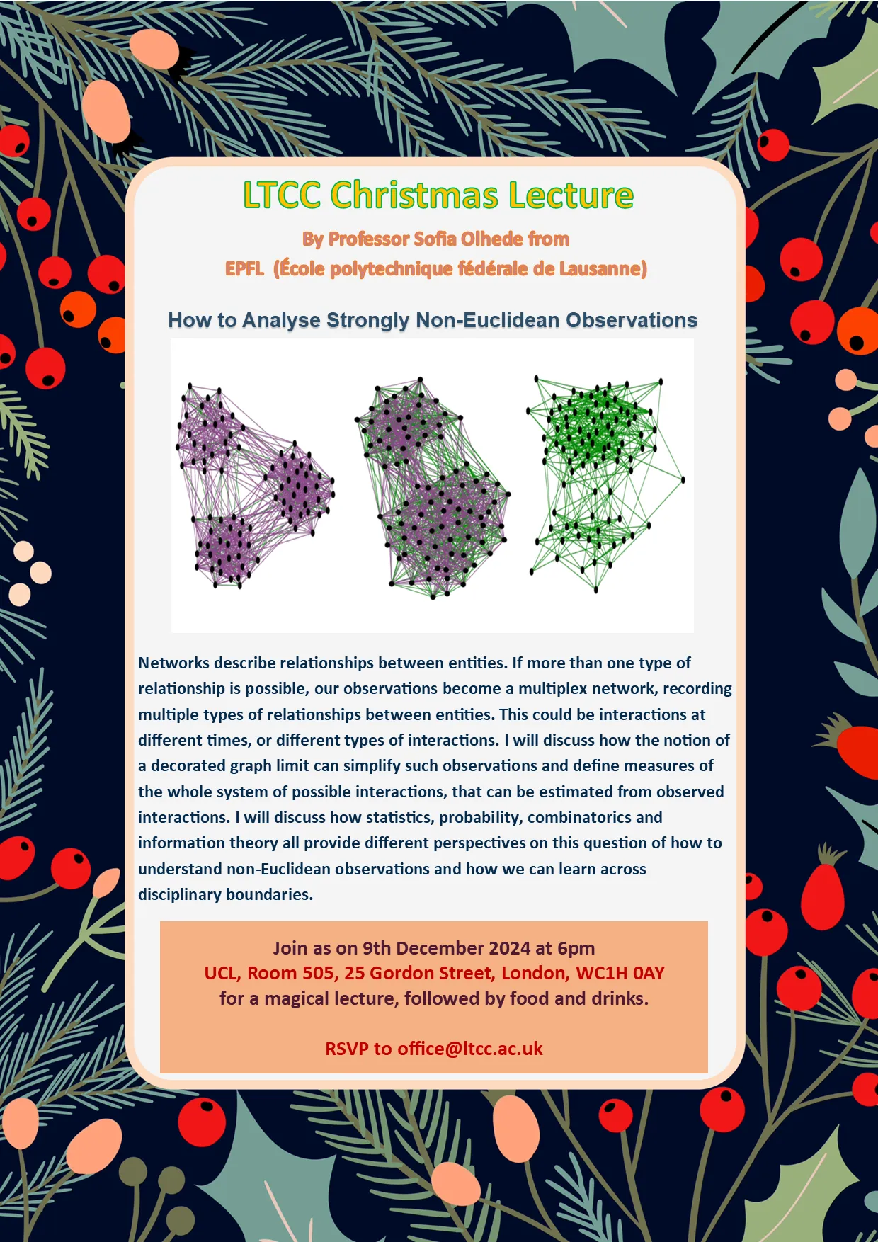 2024 Christmas Lecture Poster