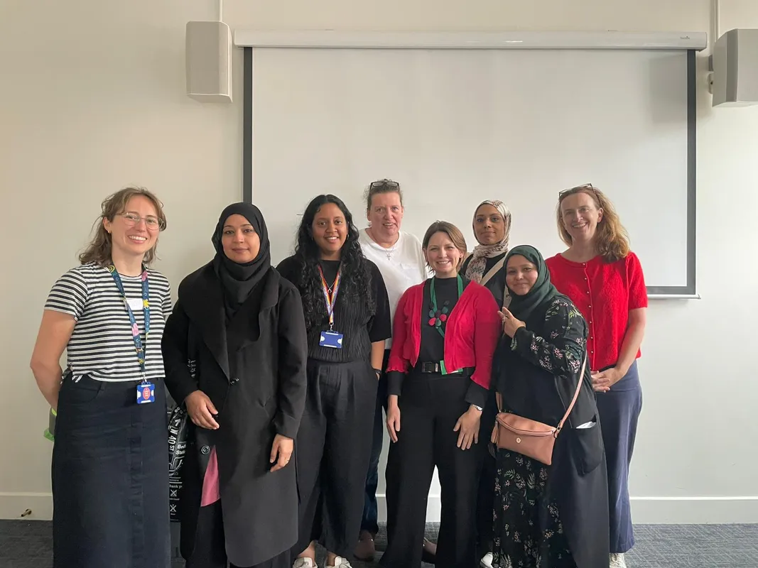 A group of participants from the 'Co-developing patient and public facing activities to explain large language models and how they are used in health research' project