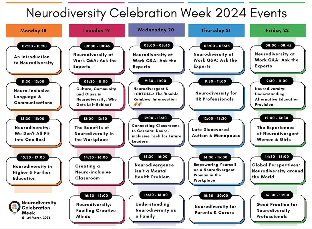 NCW 2024 Event schedule