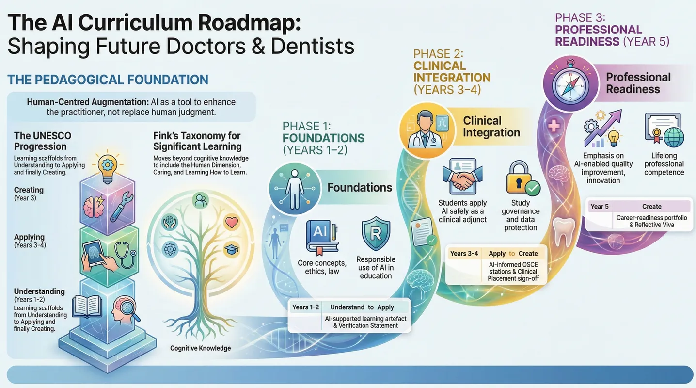 Roadmap for the development and implementation of the AI Curriculum framework