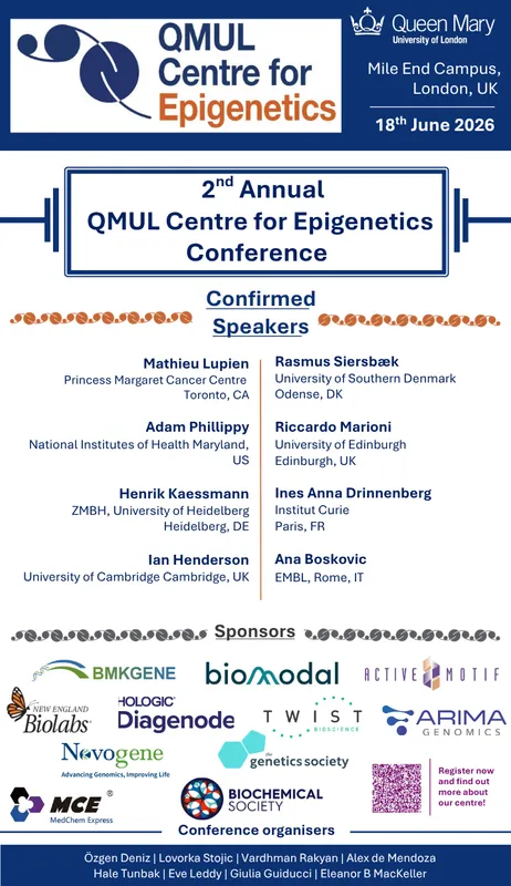 Centre for Epigenetics Conference 2026 poster