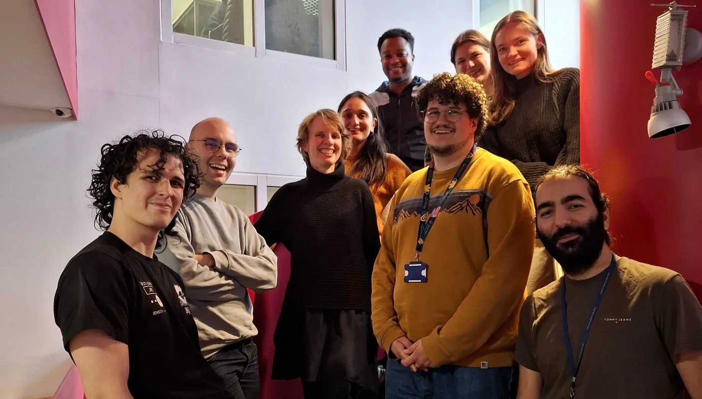 A group photo of Experimental Research Group members taken in 2025.