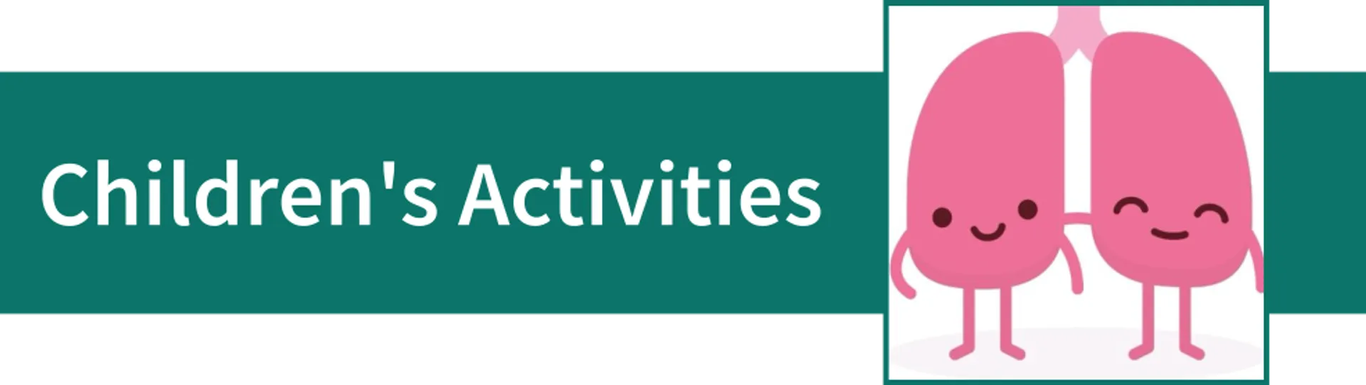 Section banner with heading Children's Activities