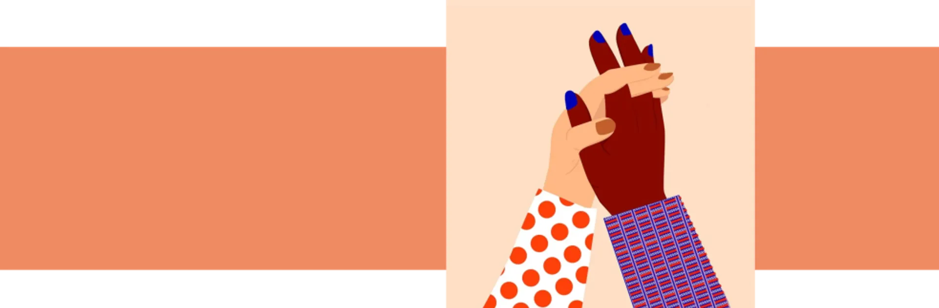 Image of two hands locked together