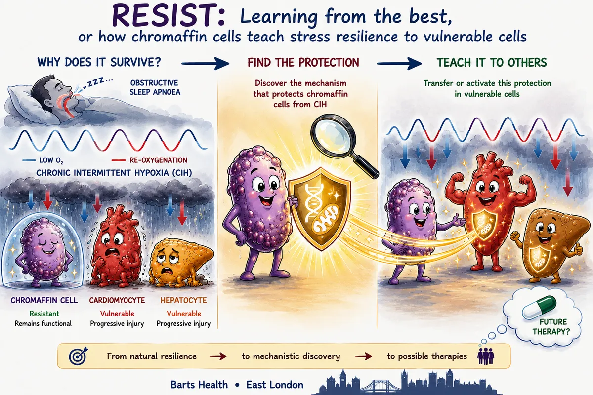 Image of: RESIST: Learning from the best, or how chromaffin cells teach stress resilience to vulnerable cells