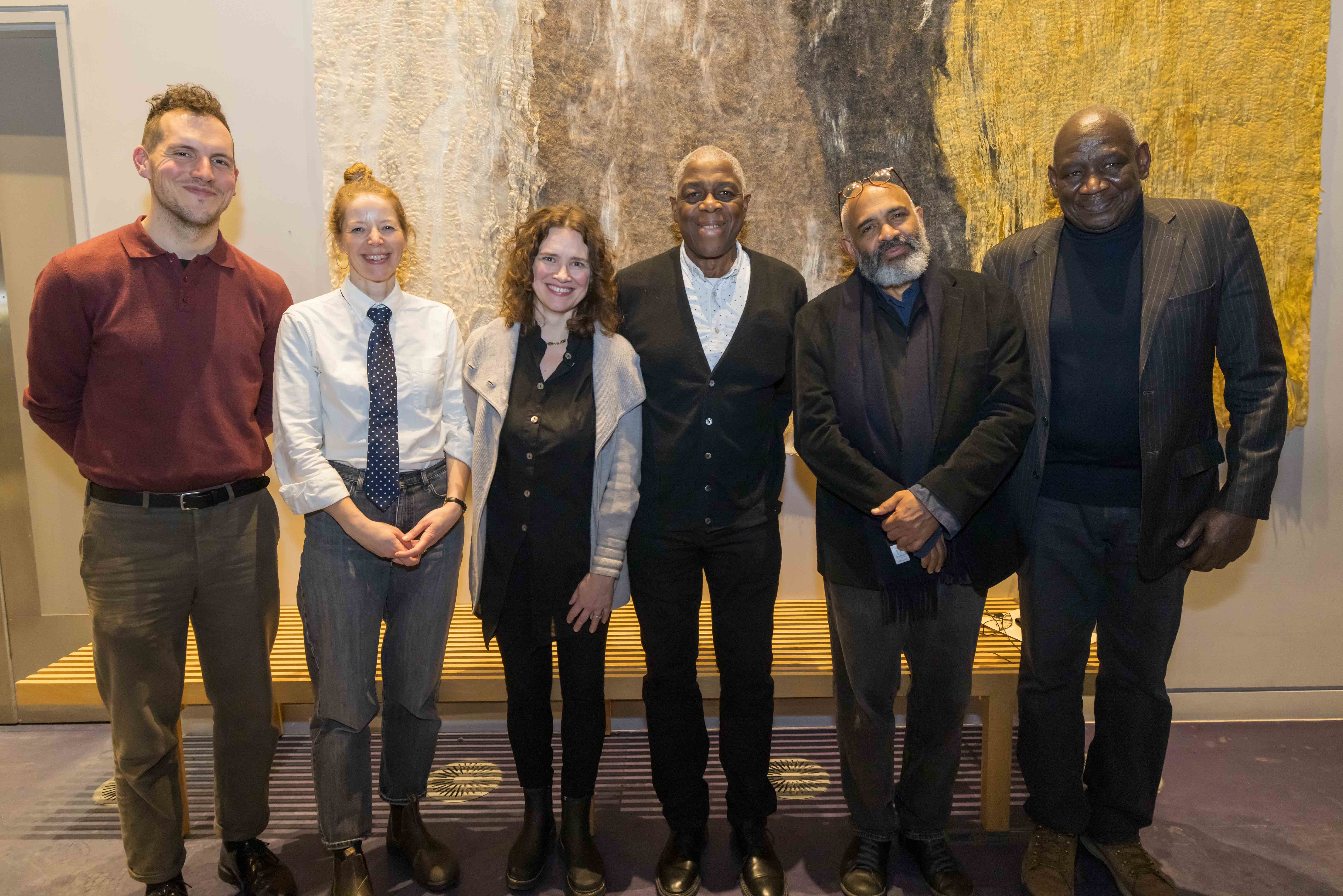 Queen Mary School of History staff in group picture at the The George Padmore Institute inaugural lecture