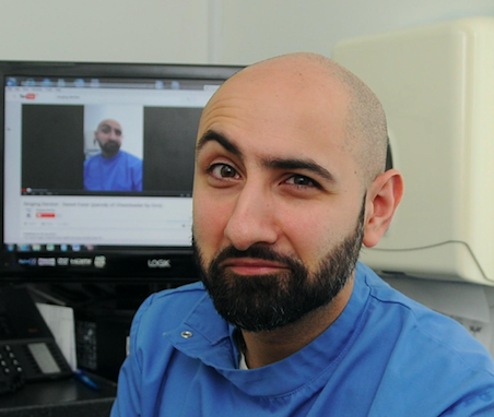 Headshot of alumnis Dr Milad Shadrooh, aka The Singing Dentist